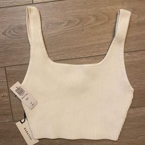 Aritzia sculpt knit top